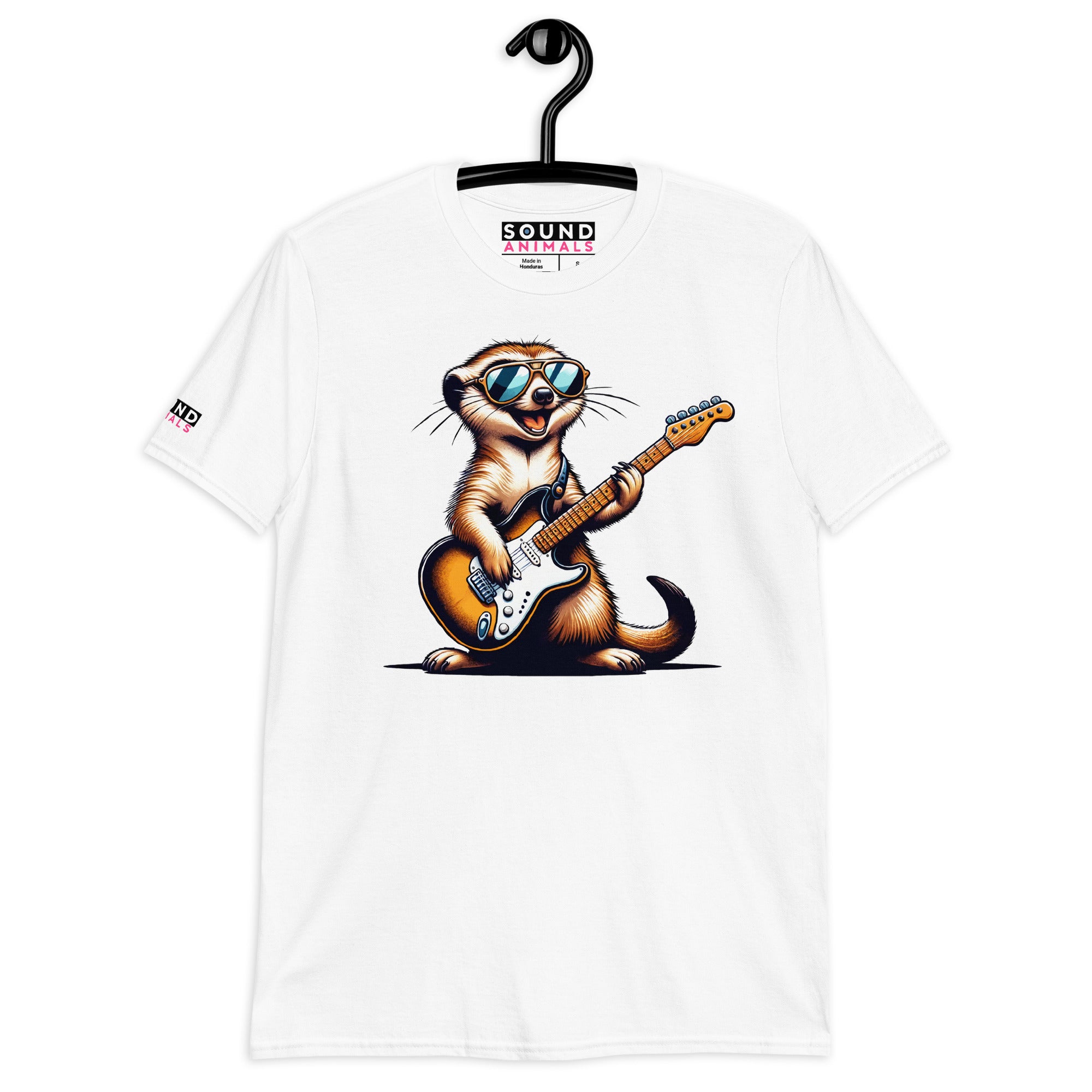 Unisex-T-Shirt - Erdmännchen Gitarre